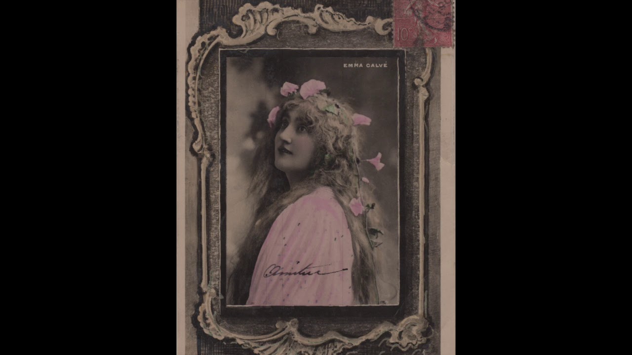 French Soprano Emma Calv&eacute;:  Ma Lisette... Au Printemps (1908)