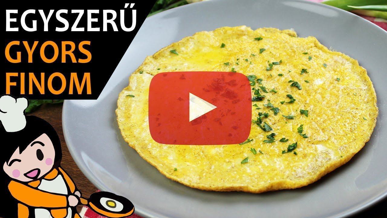 Omlett - Recept Vide&oacute;k