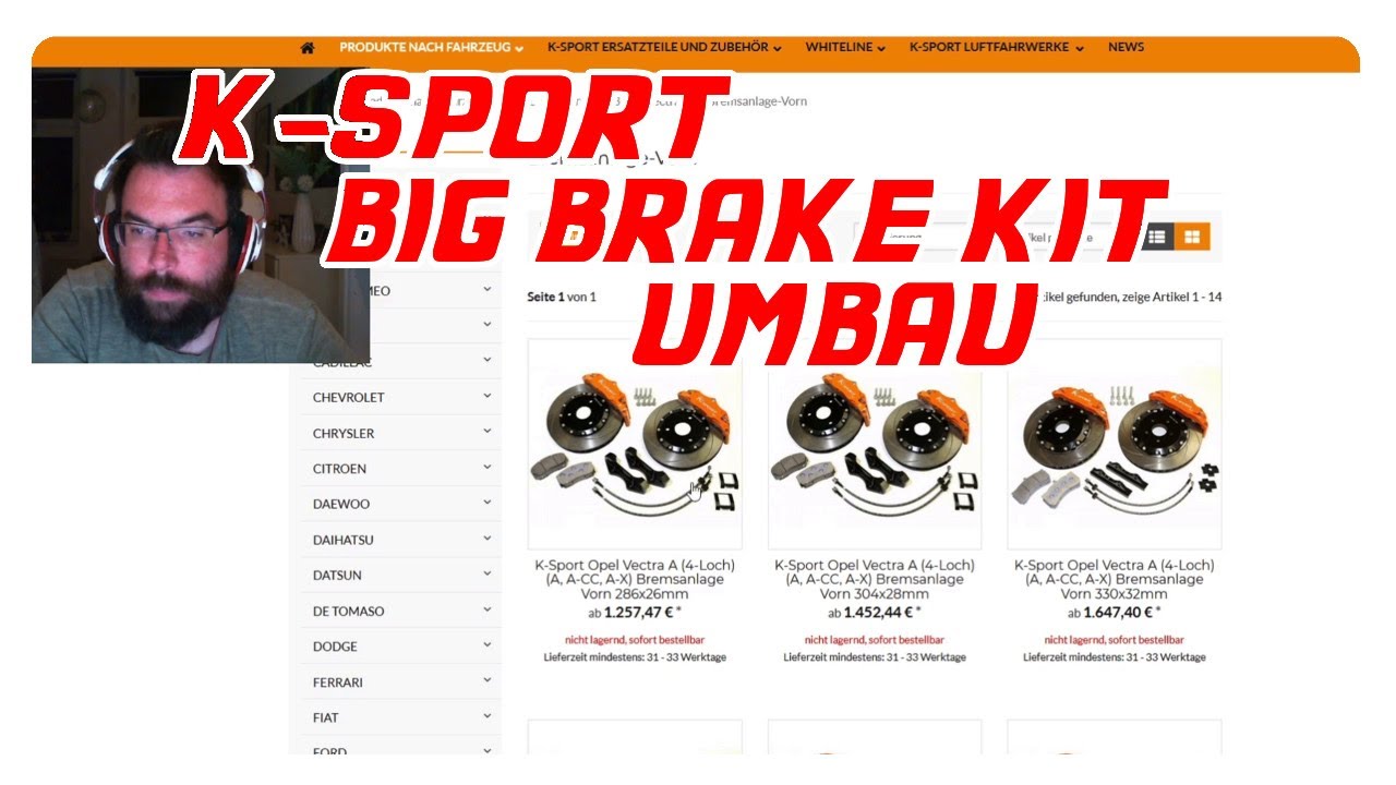 K-SPORT Big Brake Kit Umbau - Wieso K-Sport ?!?