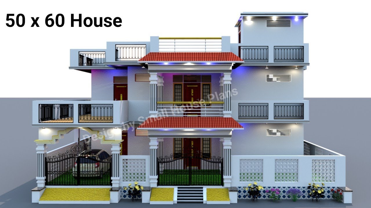 50 by 60 House Plan | 50X60 House Design | 3000 sq ft House Plan | 50*60 Home Design | 50 by 60