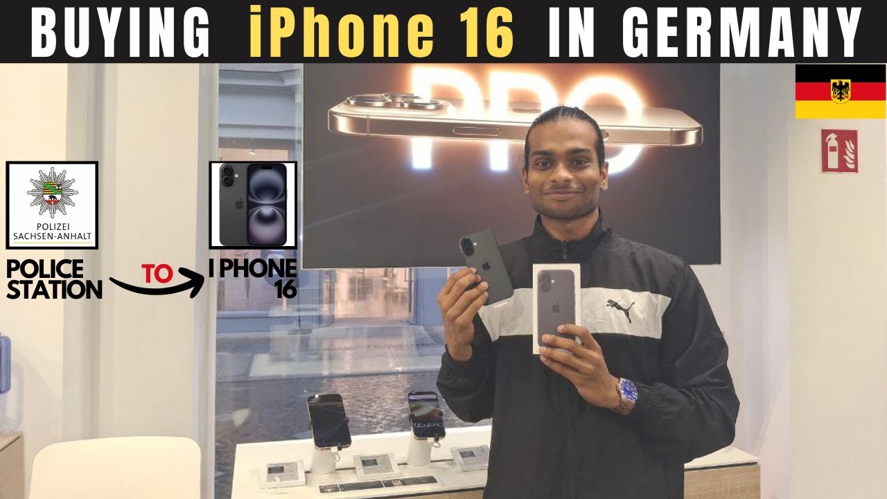 Buying iPhone 16 in Germany  @10 Euro | Indian Students Afford iPhones Abroad?@Apple@AppleIndia
