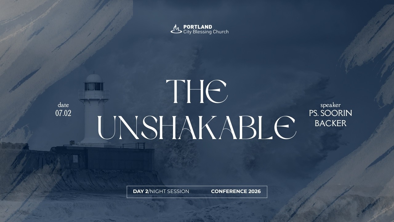The Unshakable Conference 2026 | DAY 2 | Session 3 (Afternoon) - Ps. Soorin Backer