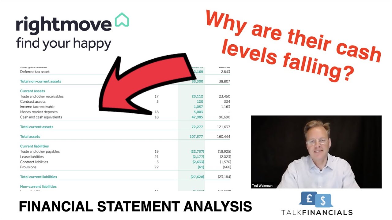 Rightmove 2022 - Financial Analysis: why are their cash levels falling?