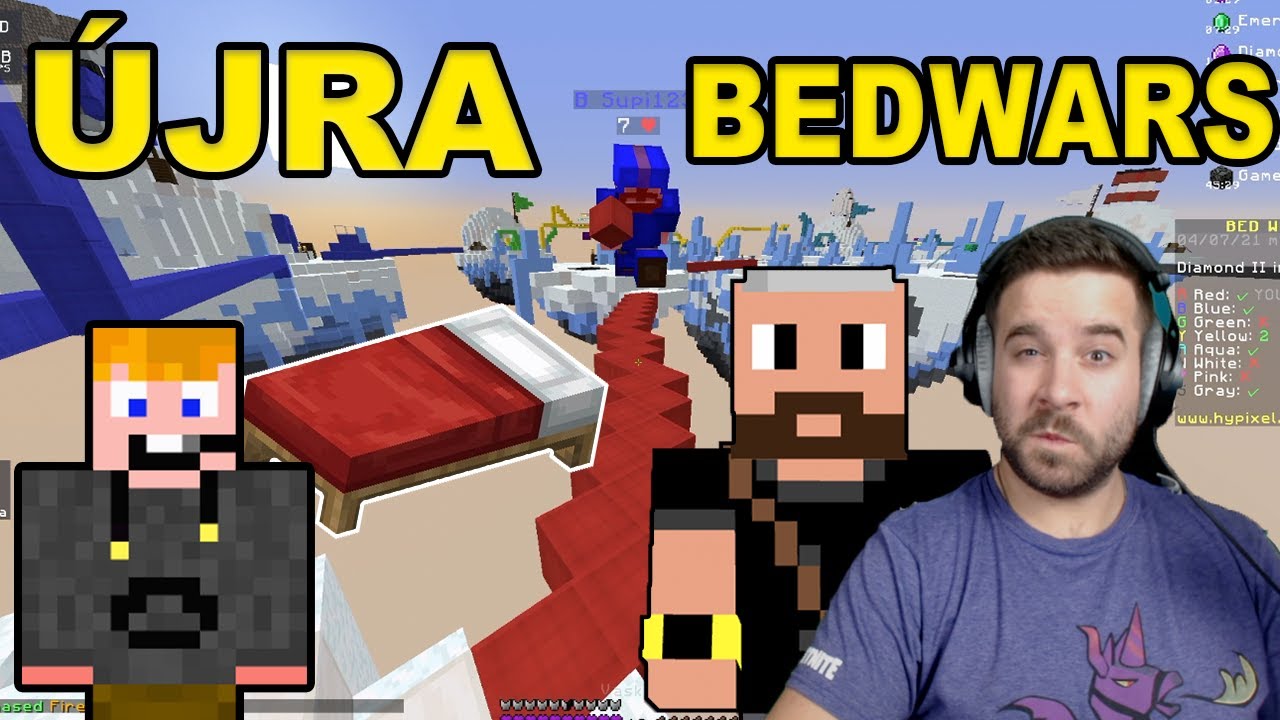 ÚJRA Bedwars ZsDavval ! | Minecraft Hypixel Bedwars