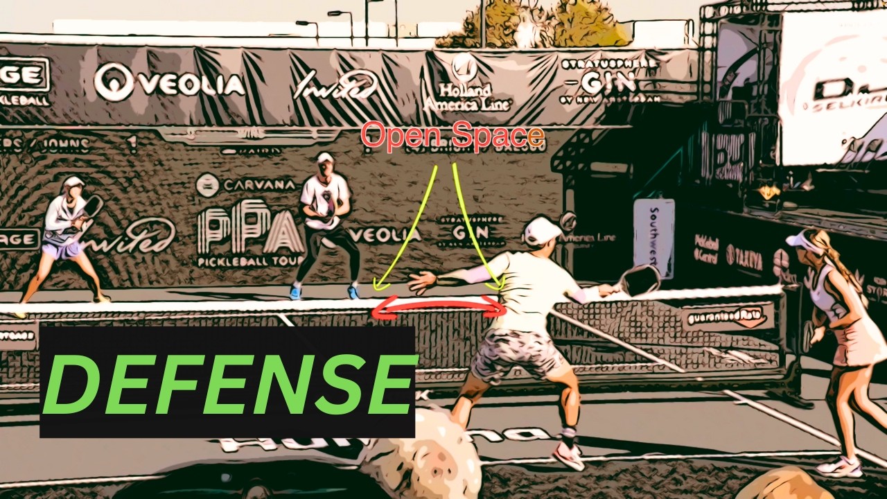 Mastering your DEFENSE in pickleball- Anticipation is where you need to start!