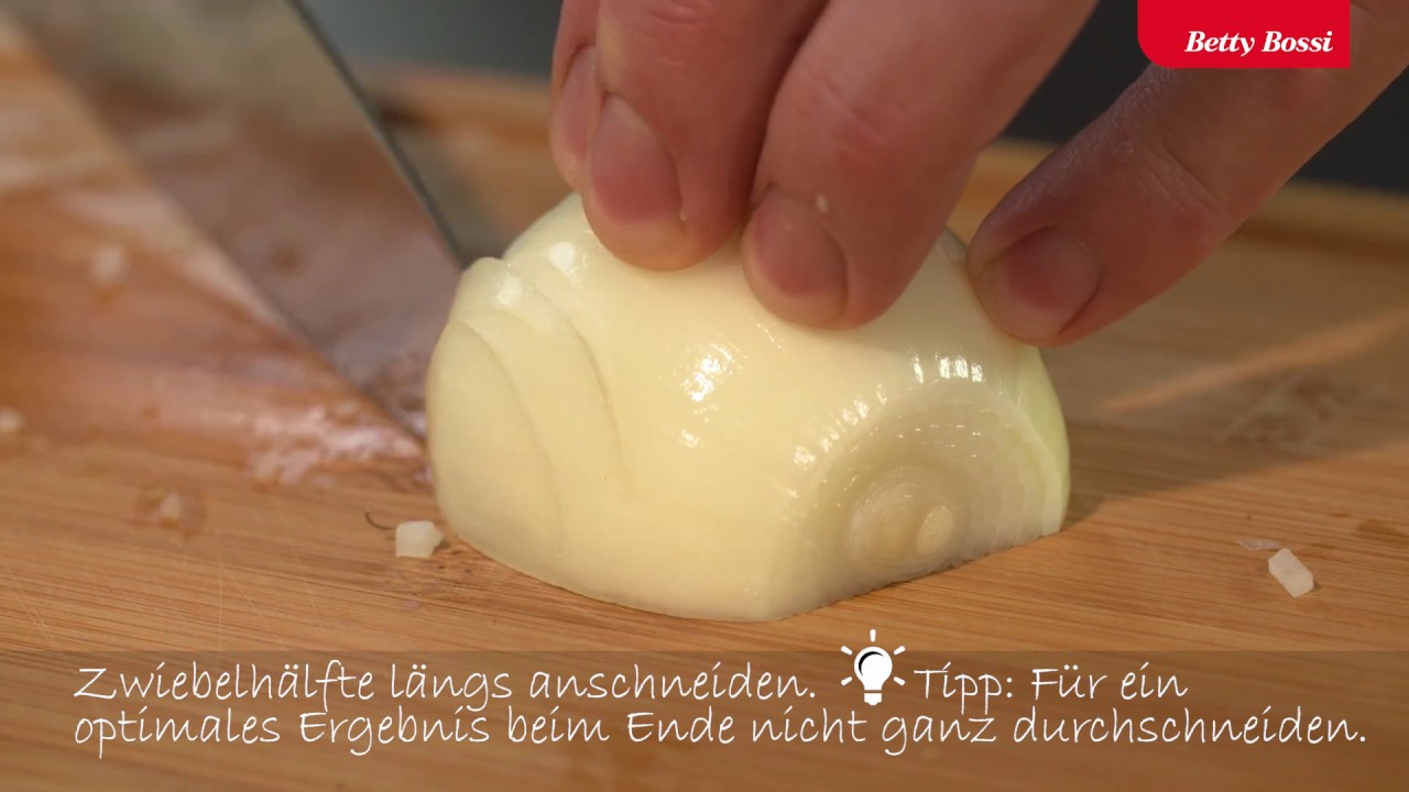 Zwiebel schneiden leicht gemacht! Tipps & Tricks von Betty Bossi