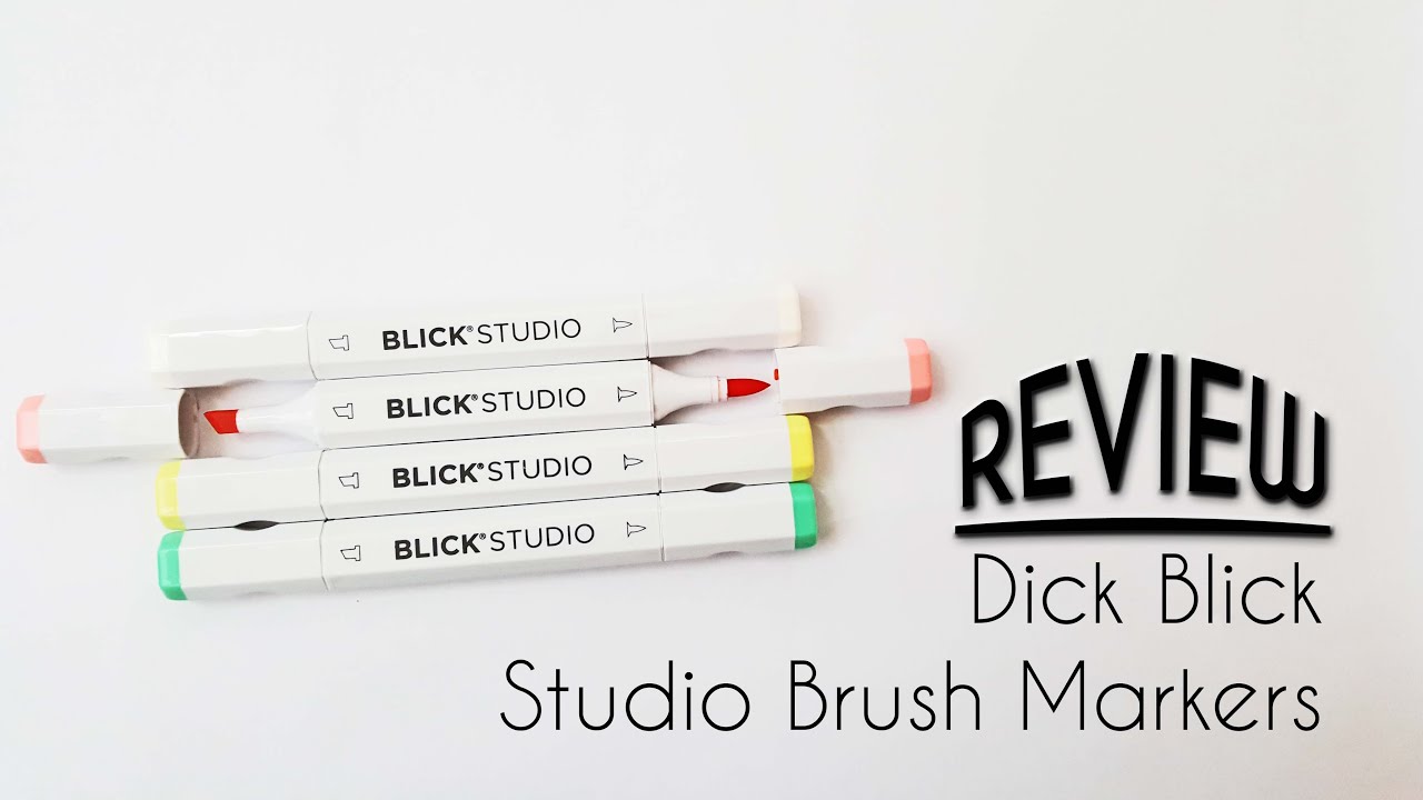 Dick Blick Studio Brush Markers Review Part 1
