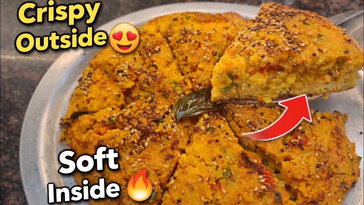 Gujarati Handvo Recipe 🔥 | Crispy Outside Soft Inside | Traditional Handvo at Home