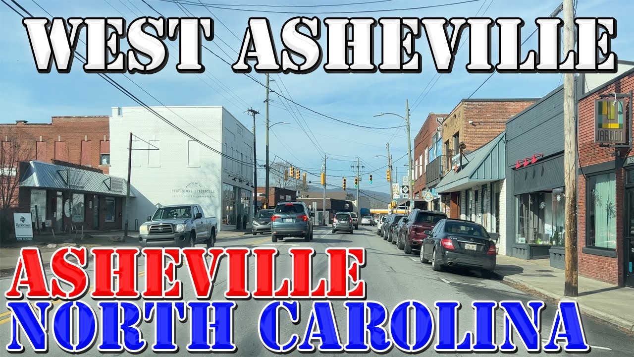 West Asheville - Asheville - North Carolina - 4K Neighborhood Drive