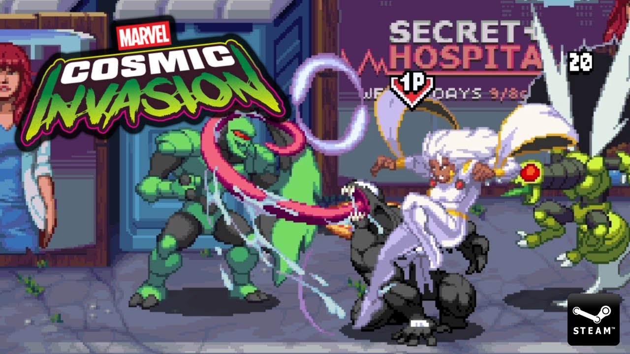 Marvel : Cosmic Invasion Full Demo Playthrough (Venom/Storm)