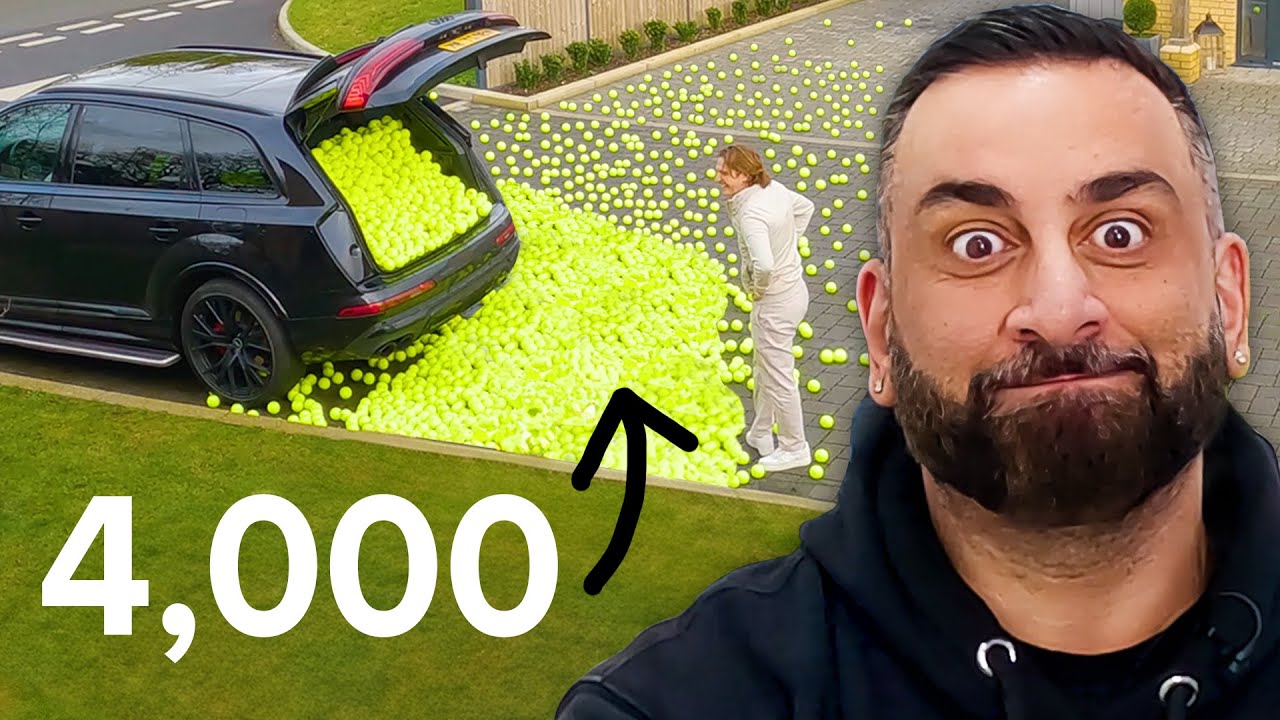4,000 Balls Wreck Car AND Yiannimize Visits For Help
