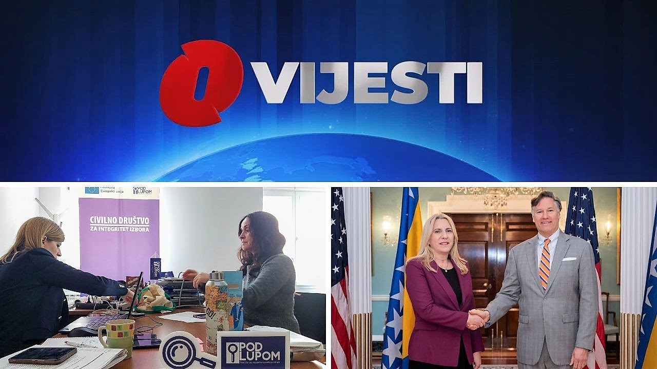 O Vijesti: Ponovljeni izbori za predsjednika RS / Cvijanović o sastancima u SAD