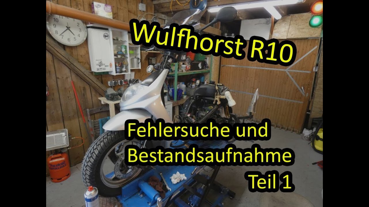Wulfhorst R10 Peugeot Vivacity Rollertrike | Fehlersuche und Bestandsaufnahme | Teil 1