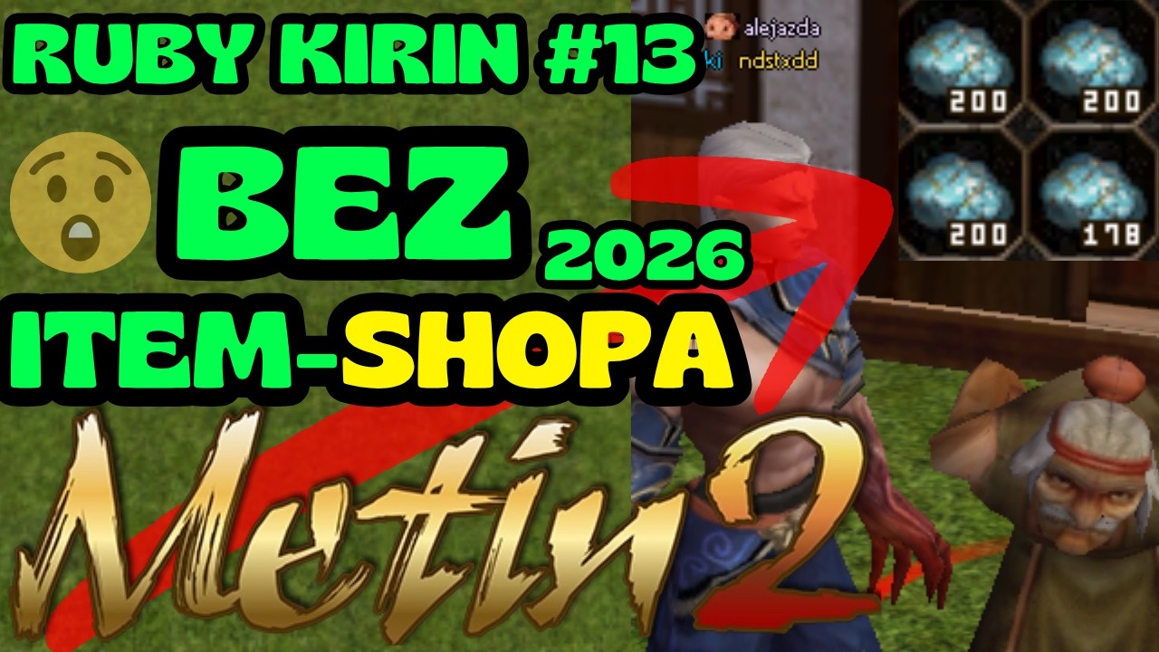 Metin2.pl RUBY Kirin #13 - NAJEPSZY ZAROBEK W GRZE