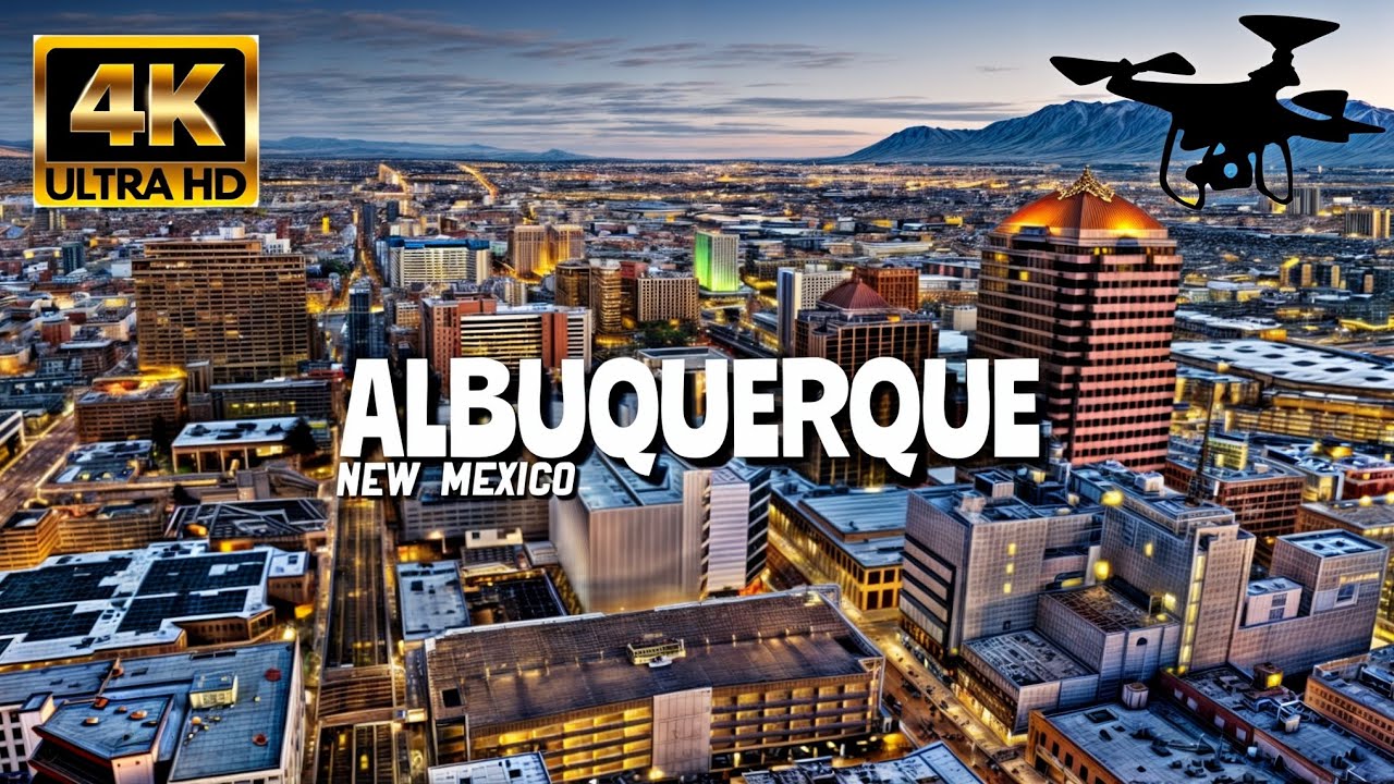 Albuquerque, New Mexico In 4K By Drone - Amazing View Of Albuquerque, New Mexico