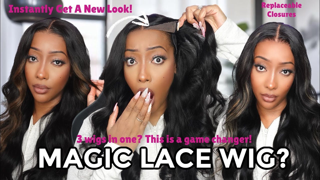 MAGIC LACE WIG? 3 WIGS IN ONE! | EASILY SWITCH LOOKS! | 3 CLOSURE OPTIONS| FT. UNICE HAIR