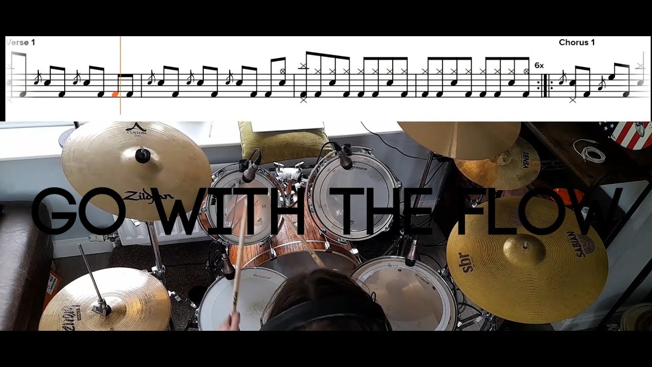 Queens Of The Stone Age - Go With The Flow - Drum Cover With TABS