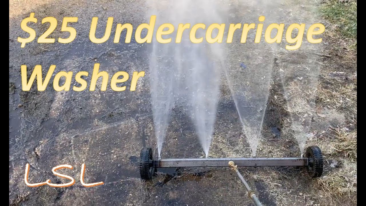 Undercarriage Washer DIY | Low Cost Homemade Pressure Washer Attachment