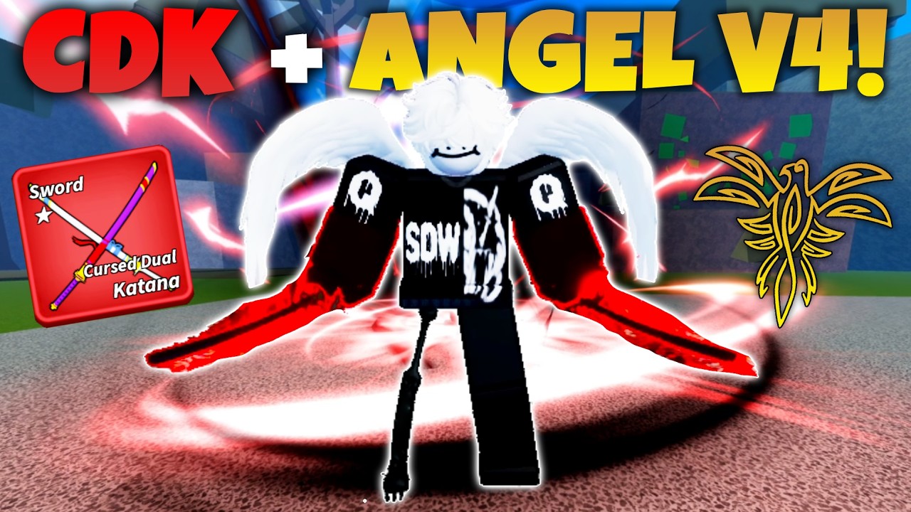 Я использовал ультимативный билд CDK + ANGEL V4 в PvP..💀(ОН СЛИШКОМ ИМБОВЫЙ!!)