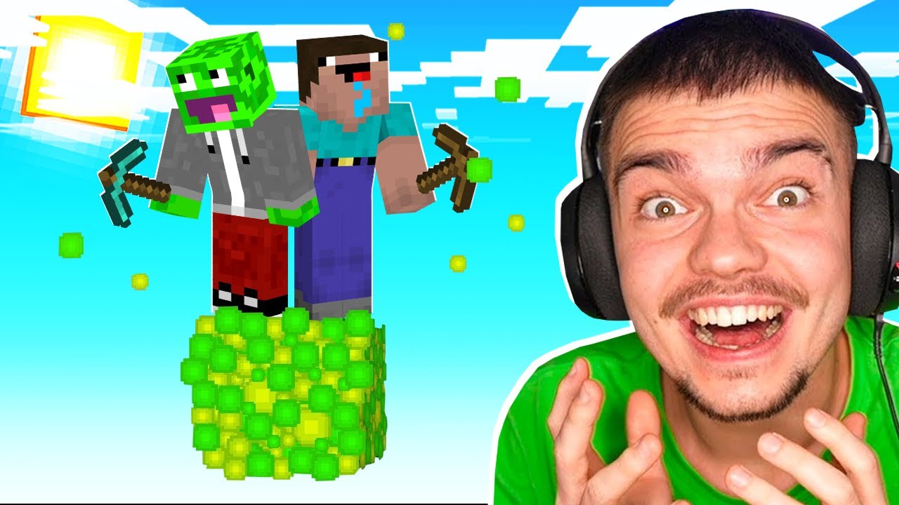 MINECRAFT ale TYLKO JEDEN XP BLOK z Noobek!