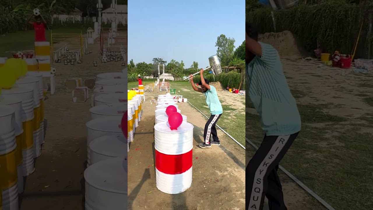 who will win this most innovative obstacle courses? rockets, hammers, balance beam & lot of smashing