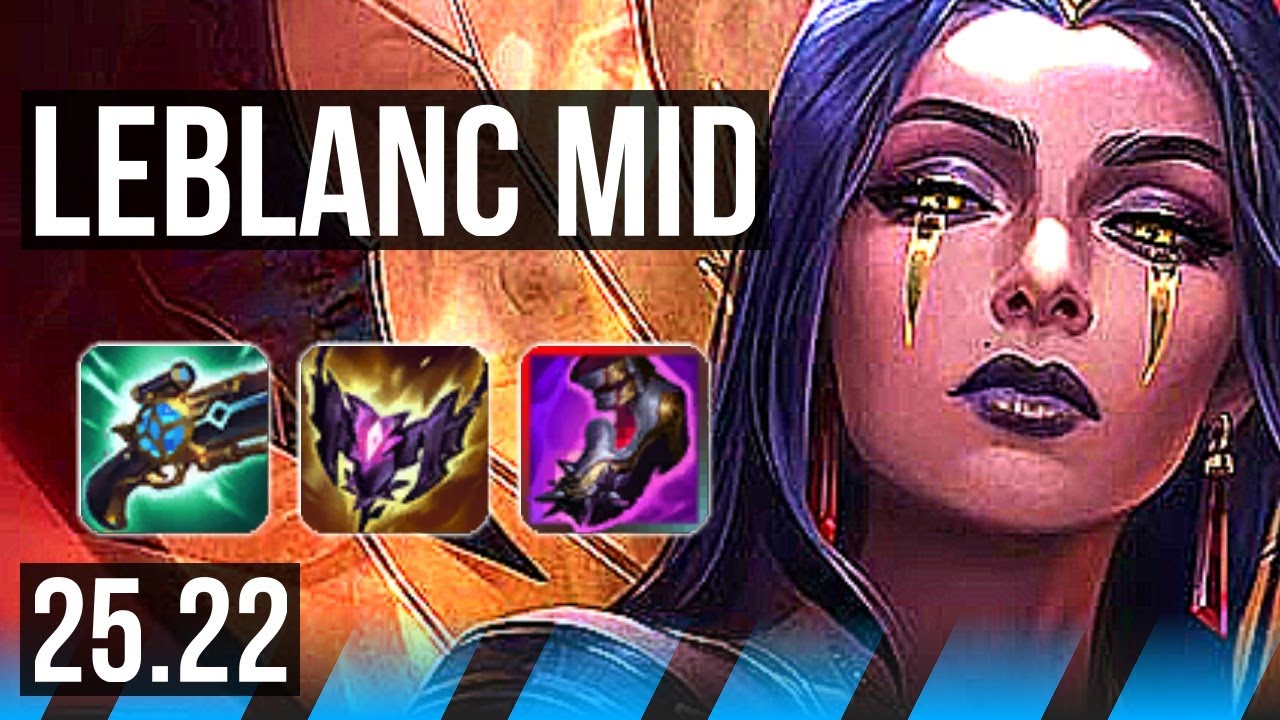 LEBLANC vs ZED (MID) | 6/2/7 | KR Master | 25.22