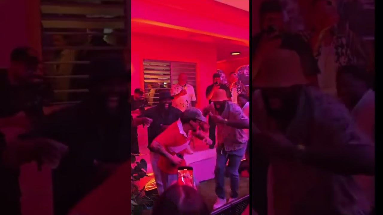 Bad Bunny & Lebron James at Bad Bunny Puerto Rico concert