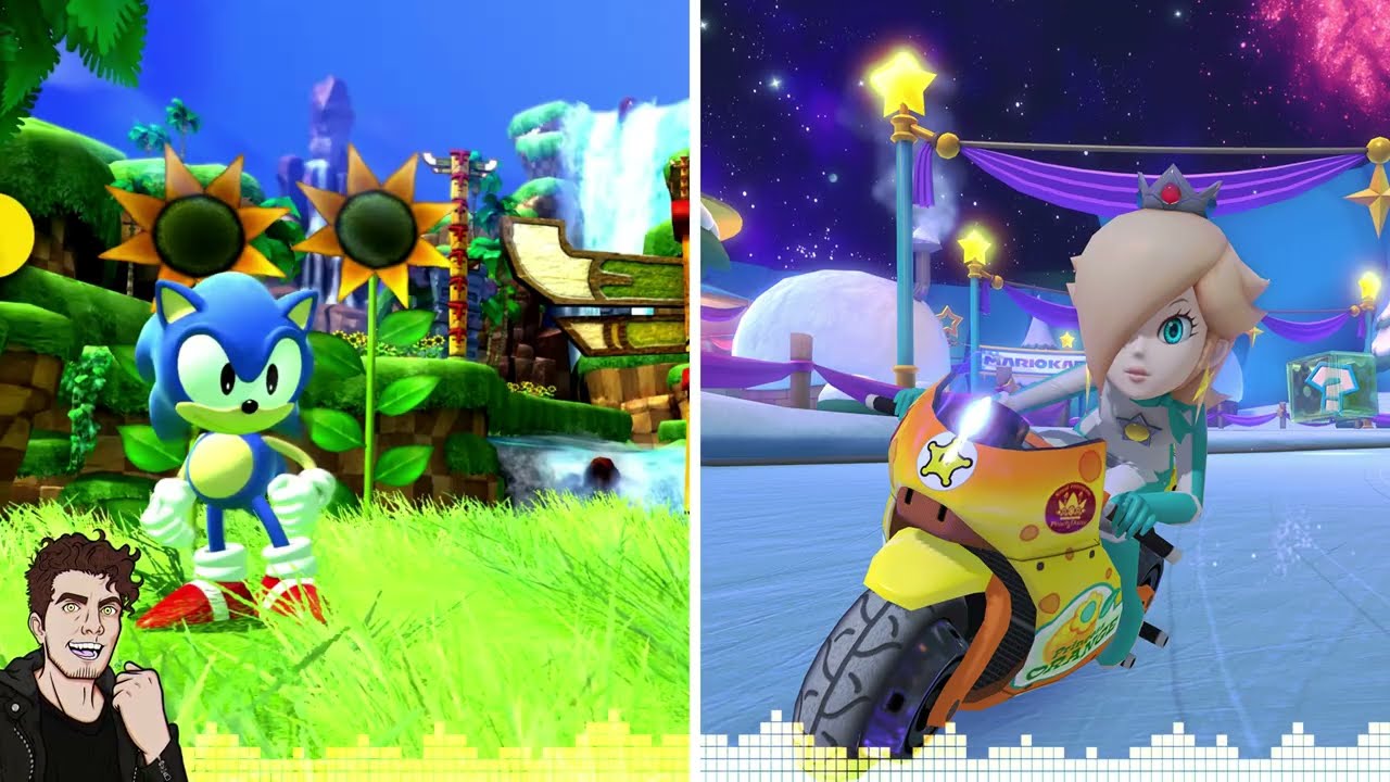 Rosalina's Green Hill World 🎶 Sonic Generations / Mario Kart 8 Deluxe MASHUP