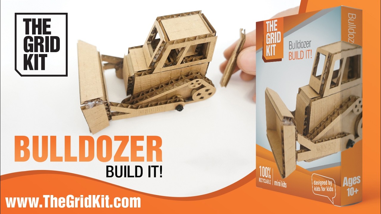 Bulldozer Mini Kit | Best Gift Ideas For Kids | Learning And Educational Toys | TheGridkit.com