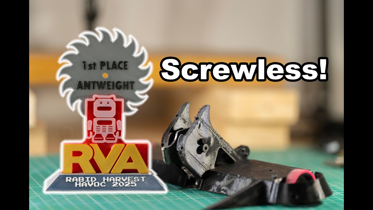 I created a screwless combat robot and won