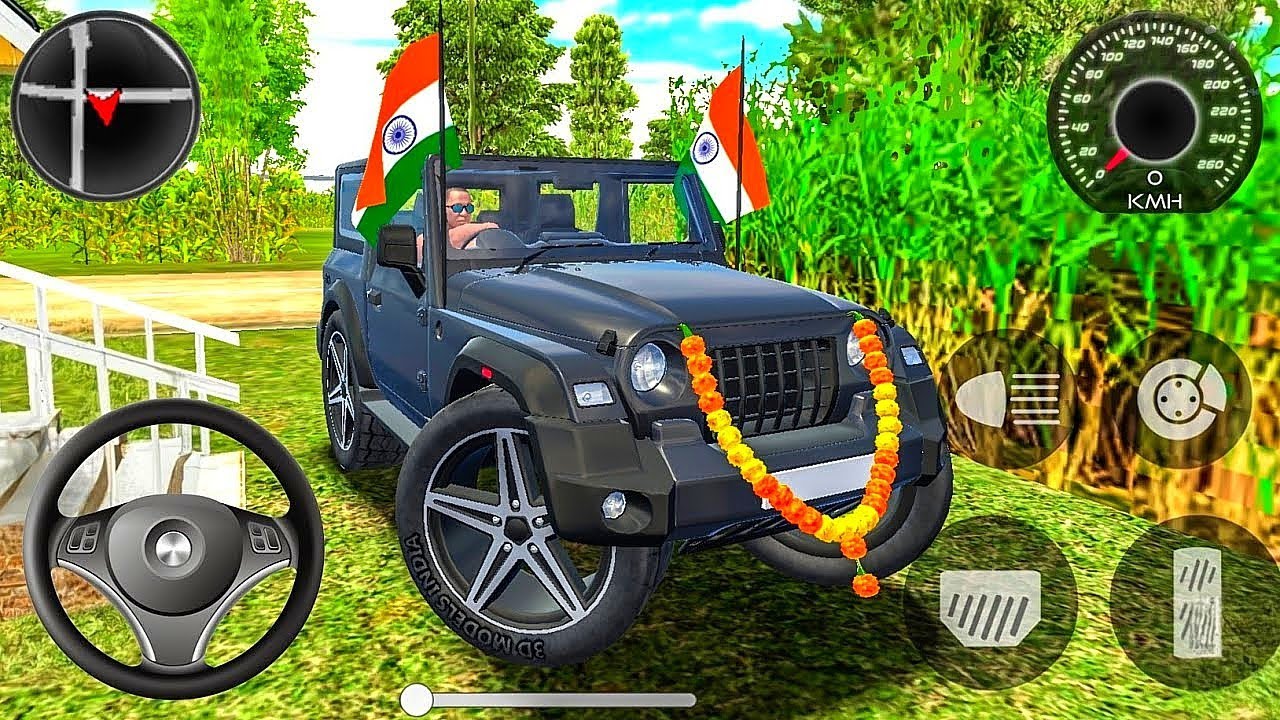Modified Mahindra Thar : Games:/ndian Black Thar(Gadi Wala Games) Car Game Android Game - #2026