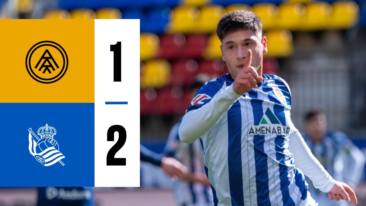HIGHLIGHTS | Liga Hypermotion 25-26 | J25 | FC Andorra 1-2 Sanse | Real Sociedad