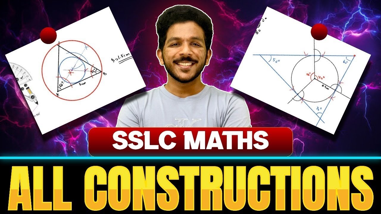 SSLC Maths Public Exam | All Constructions in One Video | 12 Mark Sure | Exam Winner SSLC