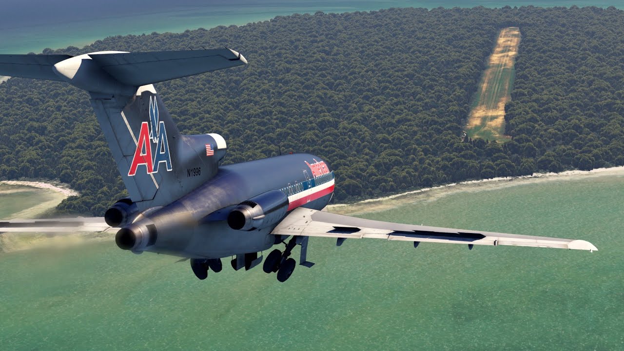 The Most CHALLENGING Landing On A GRASS Runway - Fox Island