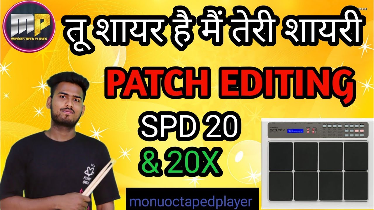 Tu Shayar Hai Song❤️ |Patch Editing | SPD 20X #octapad