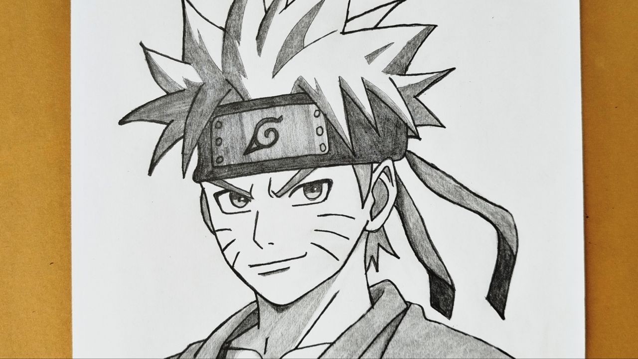 How to Draw Naruto Uzumaki Step-by-Step | Anime Drawing Tutorial | Naruto Easy sketch for Beginners