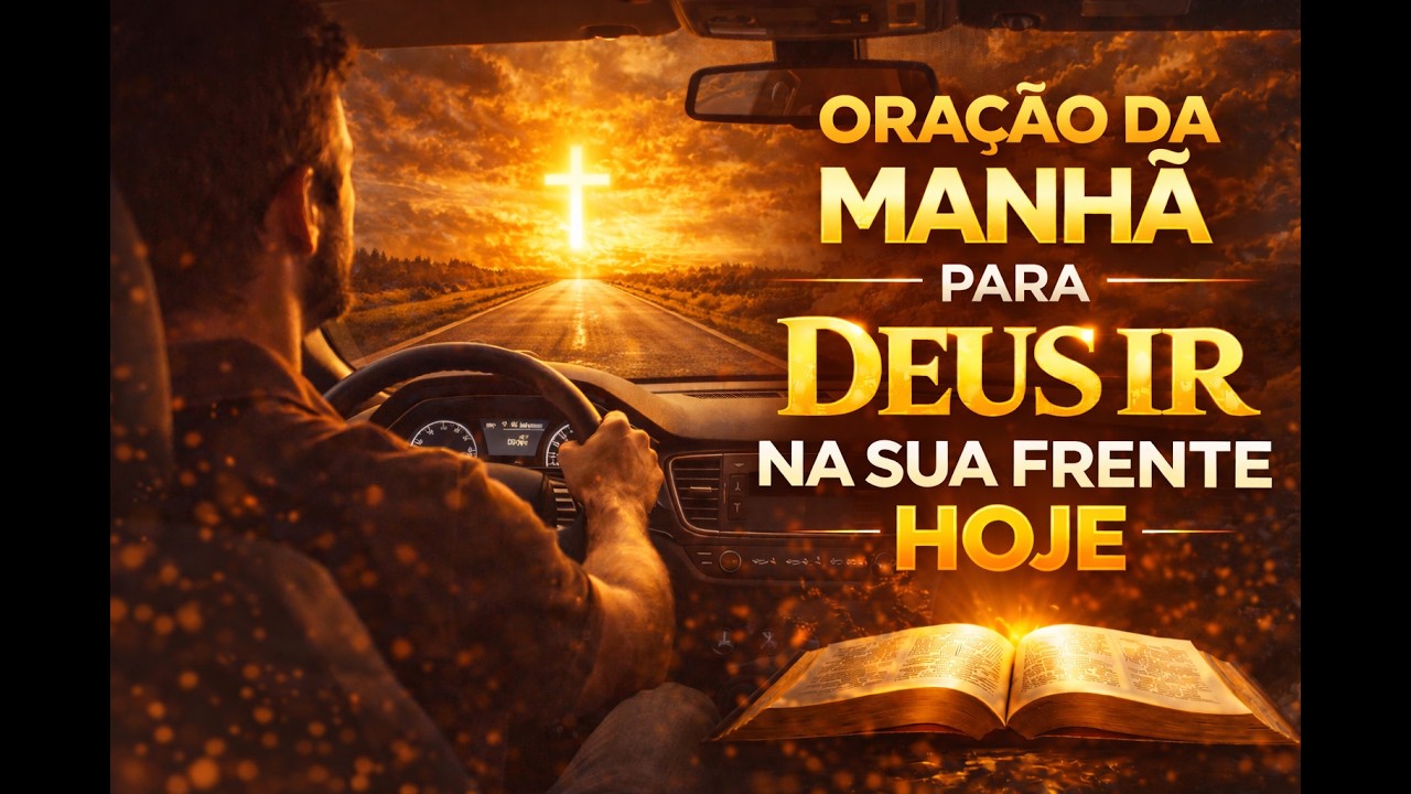 🌅 ORAÇÃO DA MANHÃ PARA DEUS IR NA SUA FRENTE HOJE