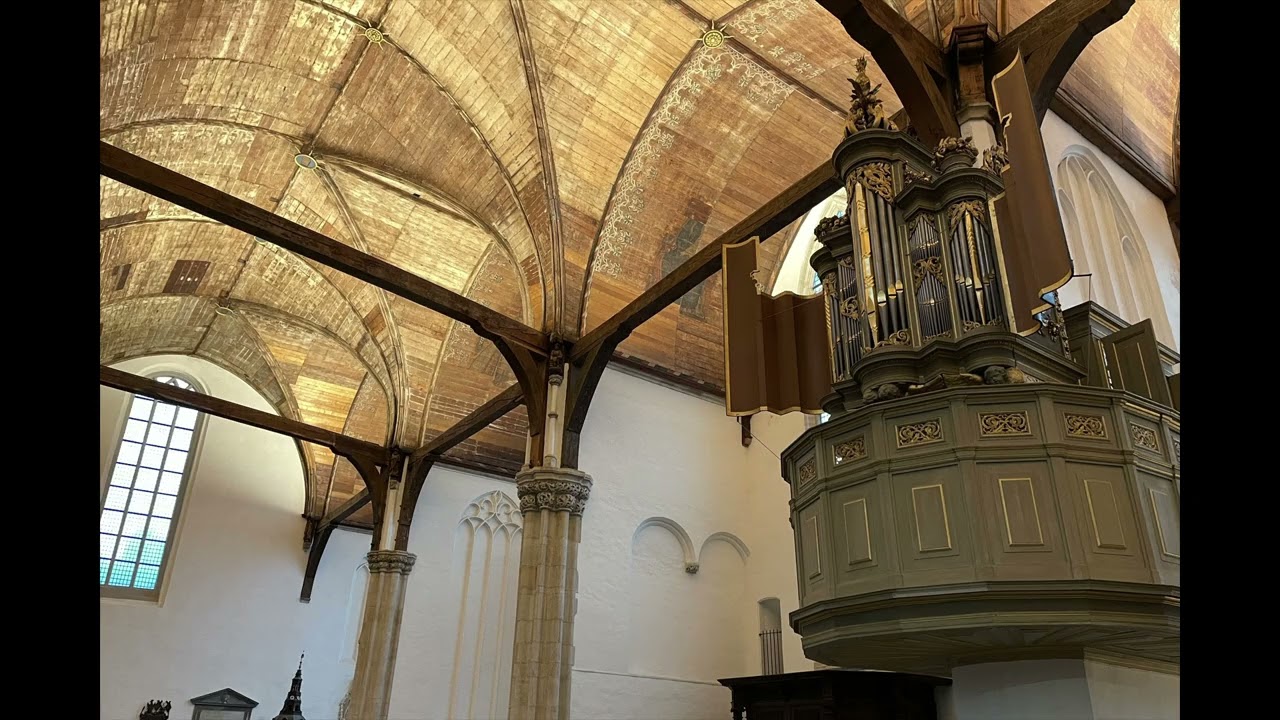 Reincken 1623-1722 | Fuga in g | Gerard Adriaanse | Ahrend Flentrop choir organ Oude Kerk Amsterdam