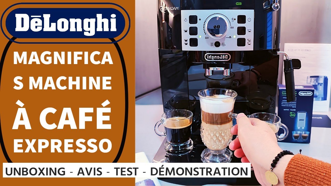 Delonghi Magnifica S Machine Expresso avec Broyeur Entretien - Avis Test Unboxing Démonstration