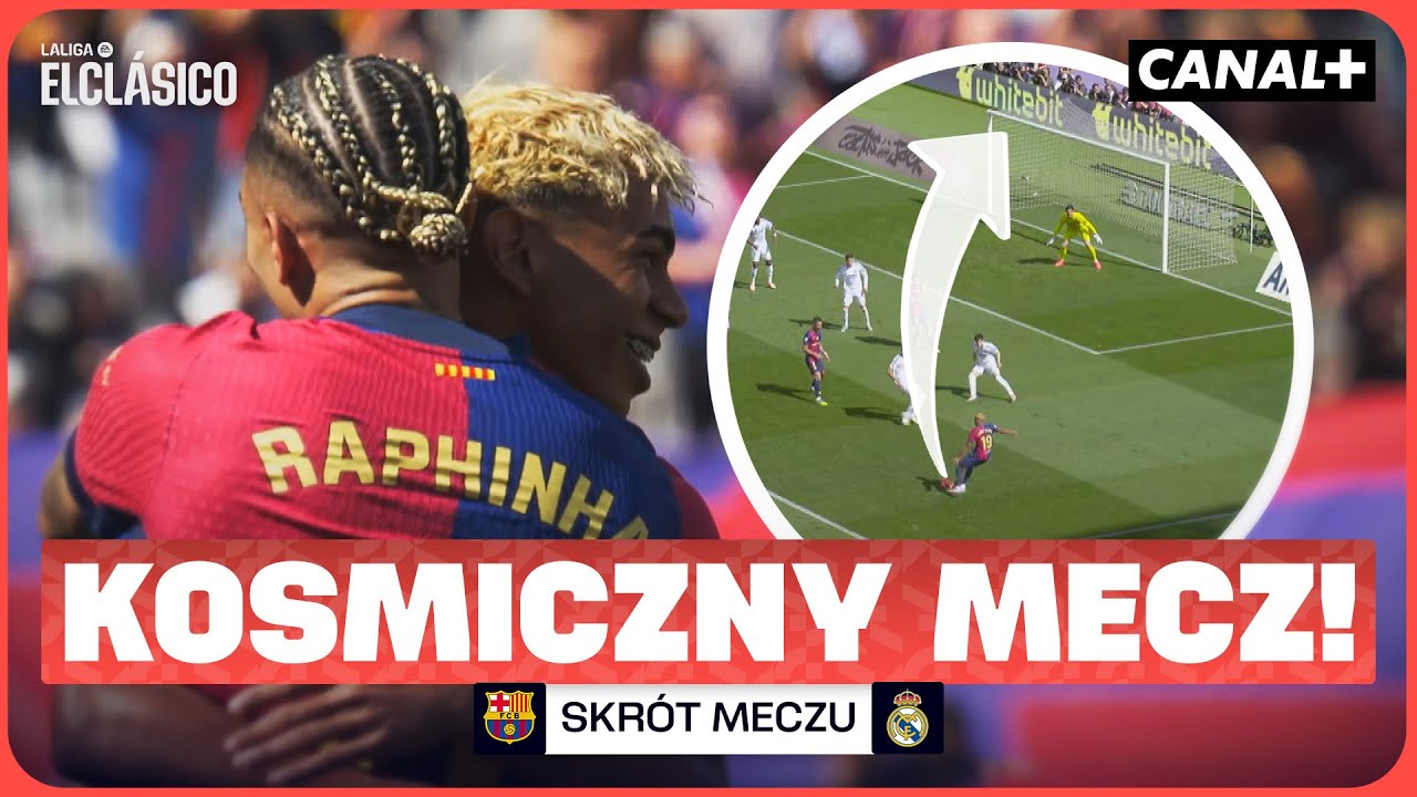 ARCYWIDOWISKO! WIELKIE GRANIE W EL CLASICO! BARCELONA - REAL, SKR&Oacute;T MECZU