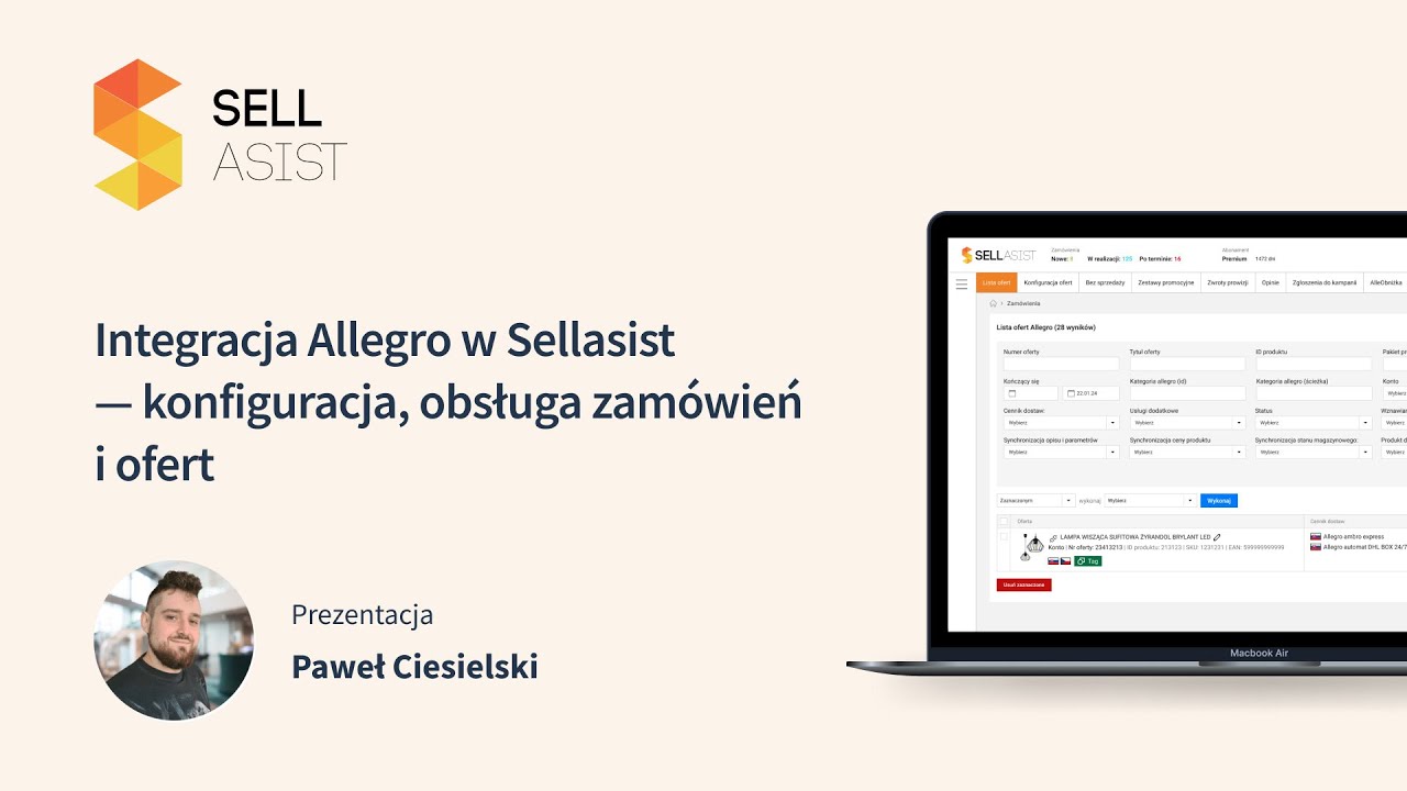 Integracja Allegro w Sellasist — konfiguracja, obsługa zamówień i ofert