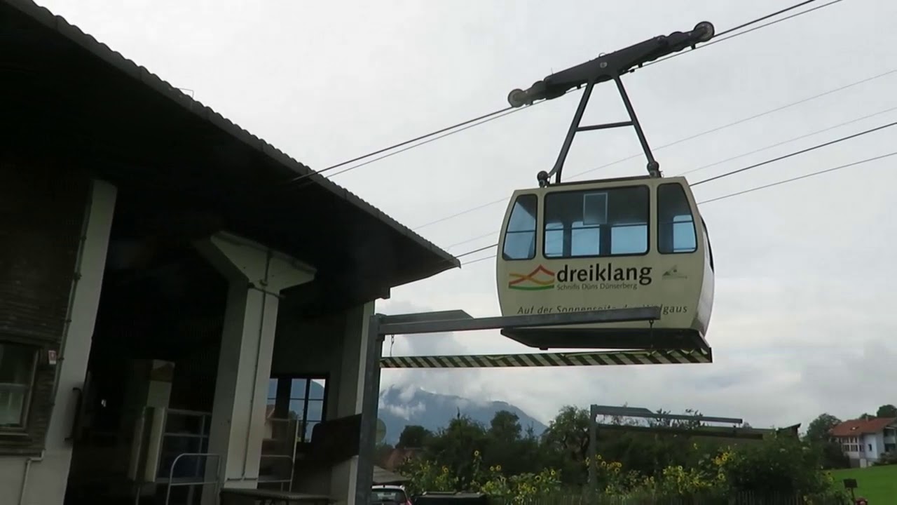 Schnifis 5-AT Seilbahn Schnifisberg Einfahrt Talstation