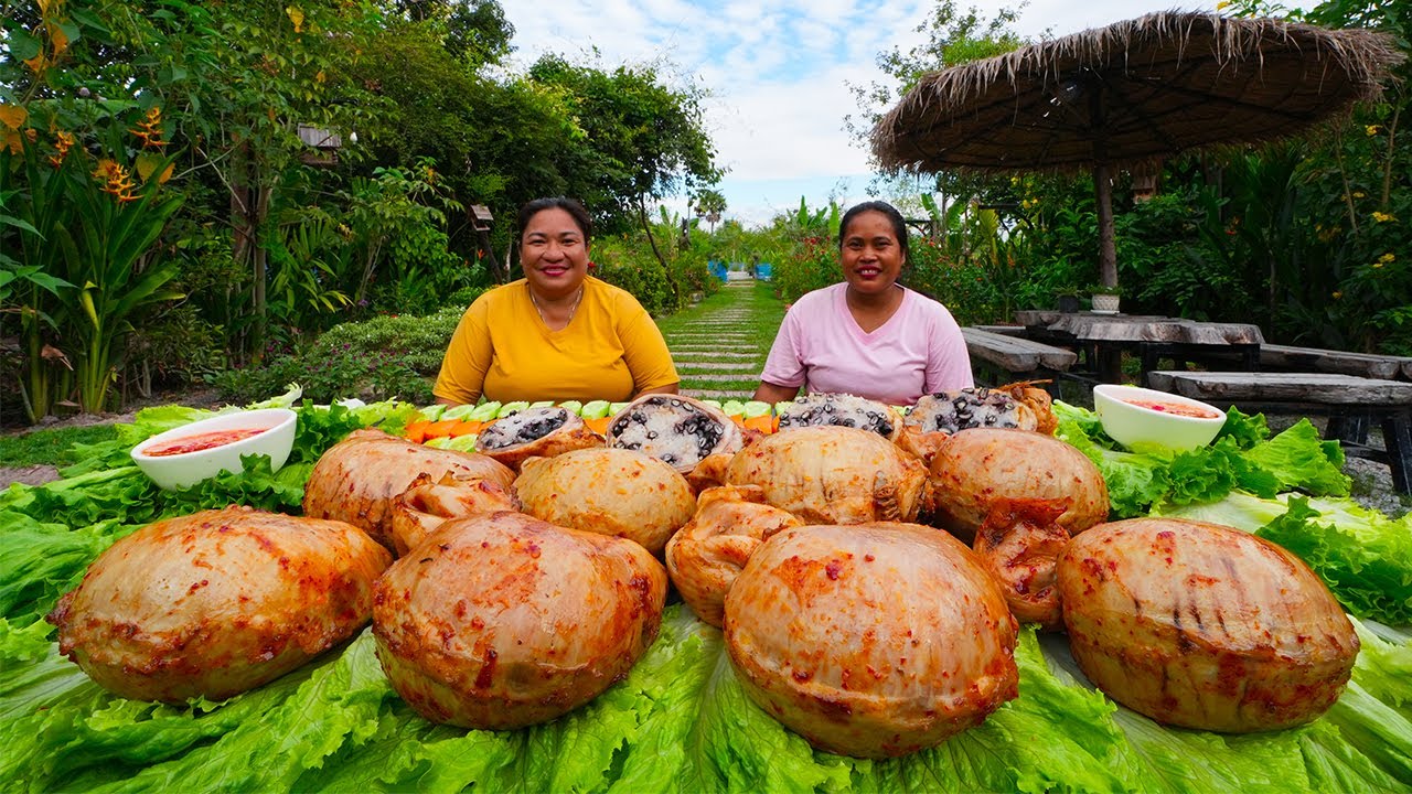 Cooking Sticky Rice in Pork Stomach Most Delicious Recipe I've Ever Made for Lunch