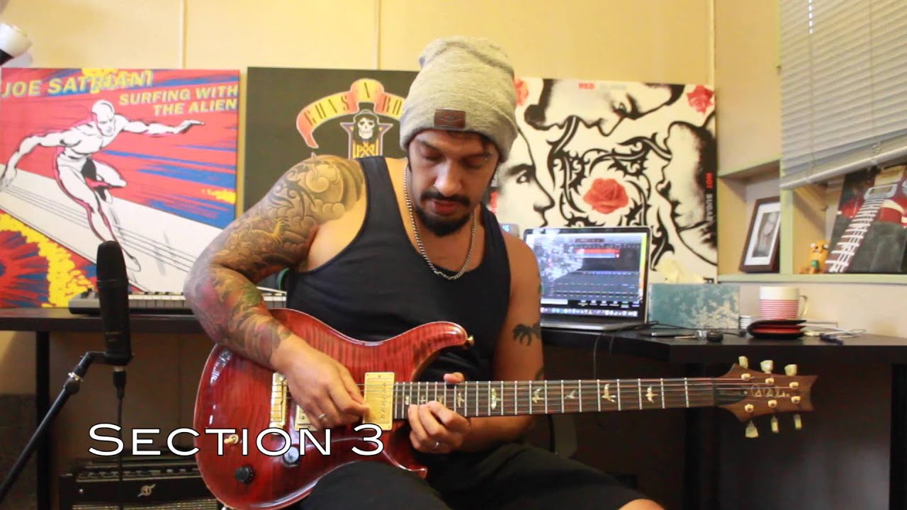 How to play ‘Them Bones’ by Alice In Chains Guitar Solo Lesson w/tabs