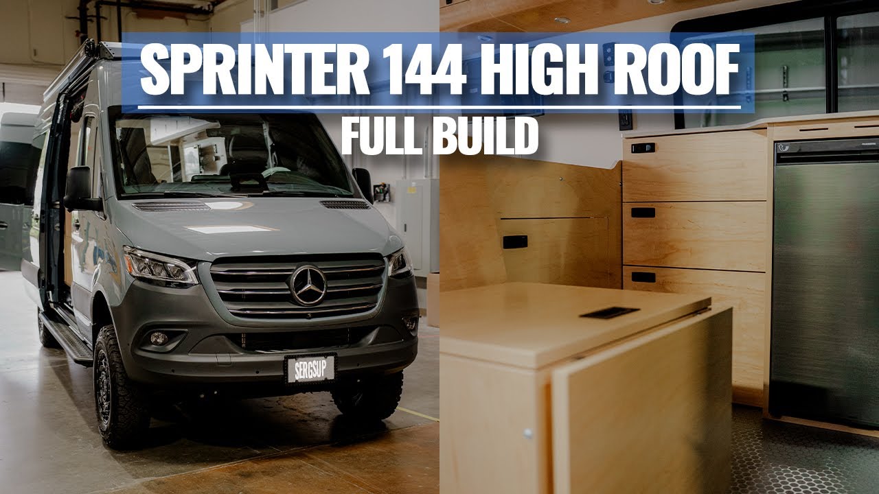 Видеообзор сборки и ремонта микроавтобуса Sprinter 144 с высокой крышей | SergSupply