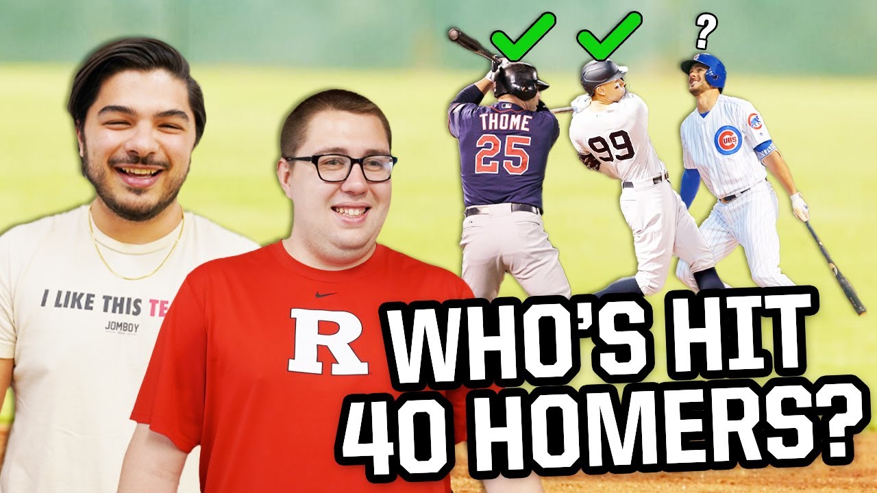 How many 40 homer players can you name?