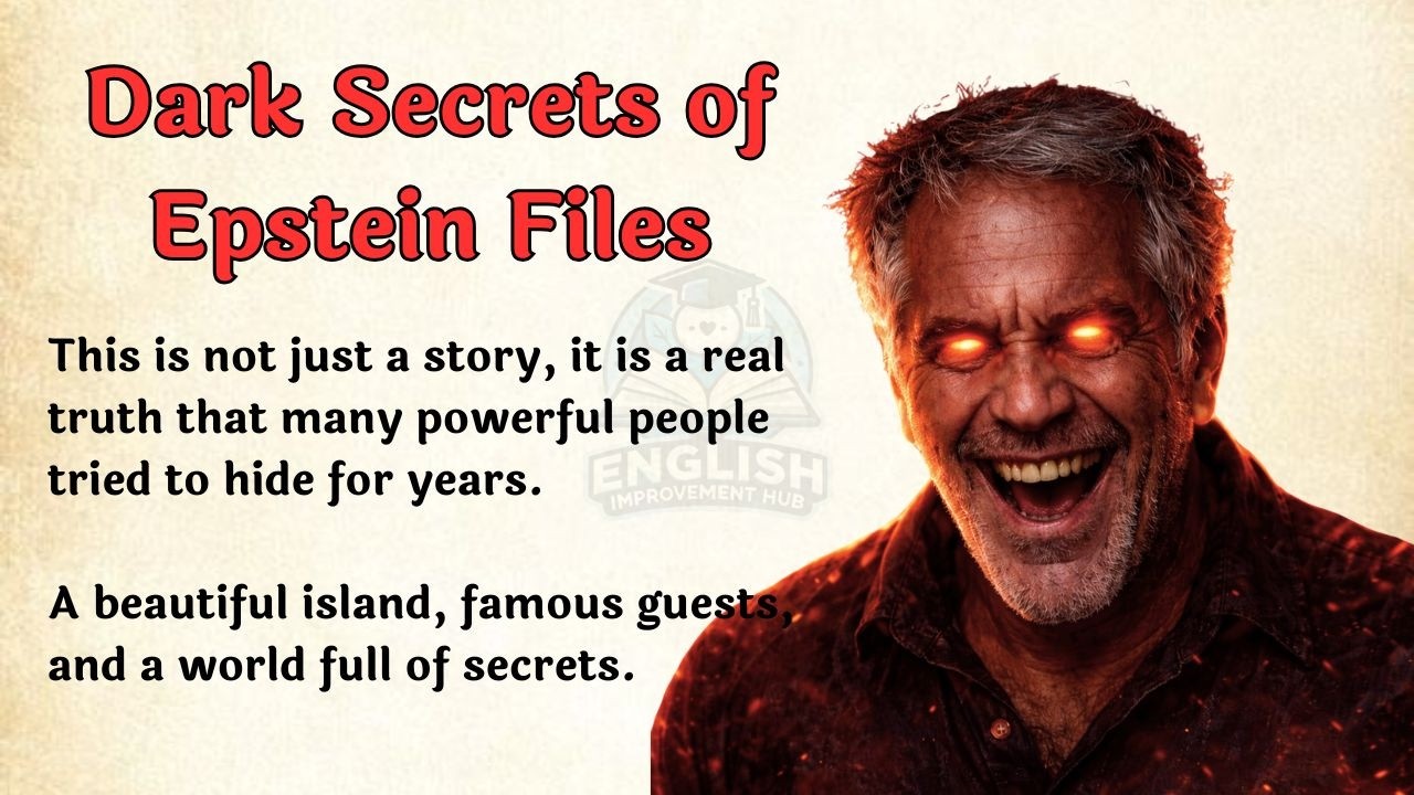 The Dark Secrets of the Epstein Files || Learn English Through Story Level 2 || Graded Reader ✅️