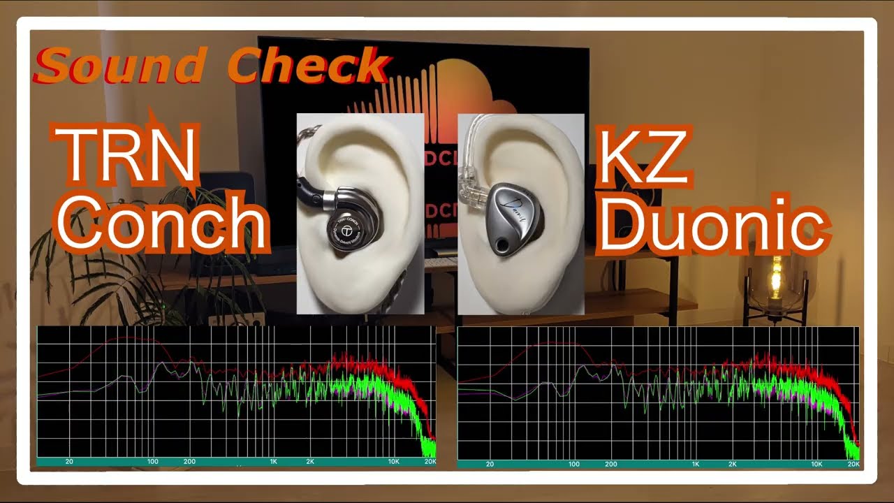 TRN Conch vs KZ Duonic [ChineseIEMs Sound Comparison 中華イヤホン音比較]