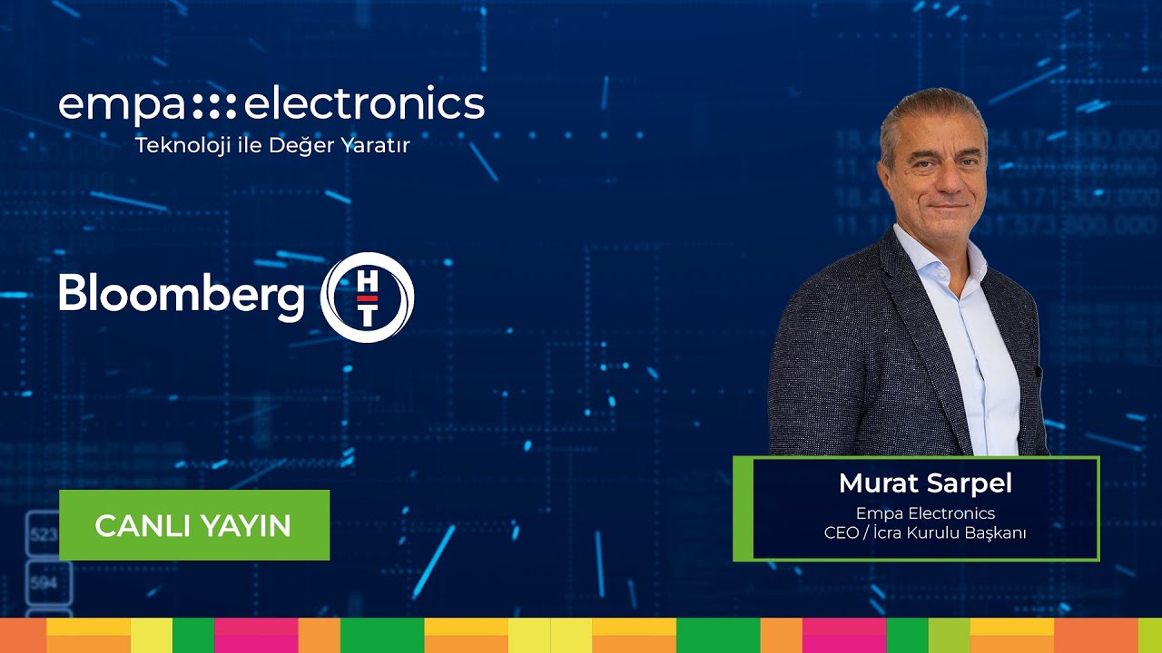 CEO'muz Murat Sarpel, Bloomberg HT Kanalında ''İş Dünyası