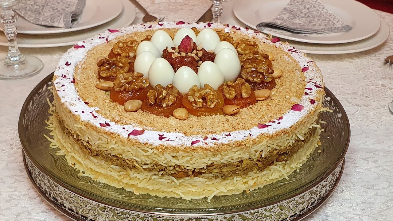 السفة المدفونة بالدجاج لذيذة وناجحة بتقديم راقي للمناسبات ولعراضات